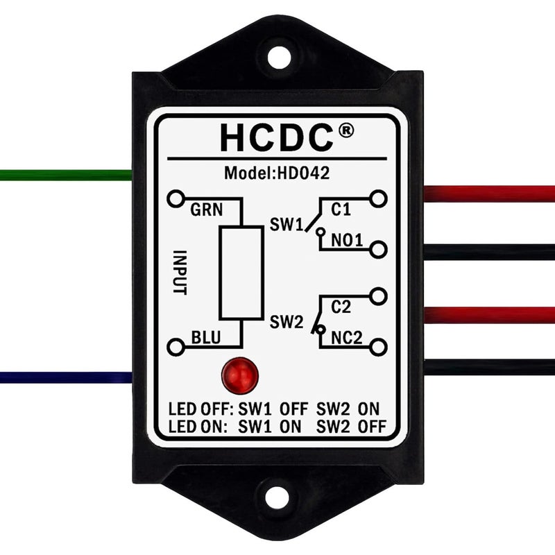 HCDC DPST 1NO 1NC 8 Amp Power Relay Module (AC/DC 12V) - Image 1